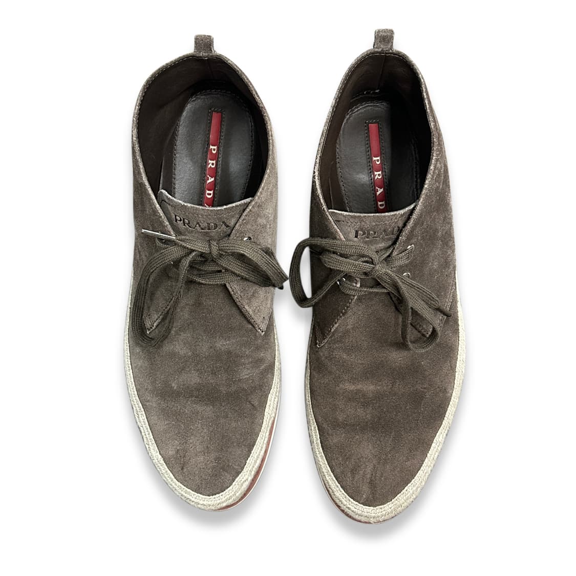 Prada Suede Chukka Shoes EU9 상품이미지4