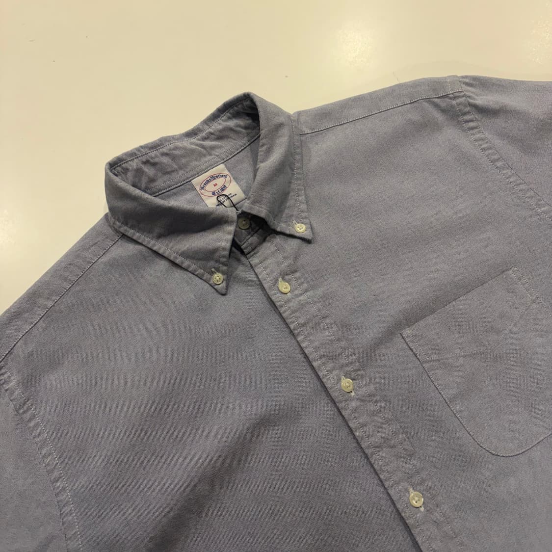 [M] 브룩스브라더스 셔츠 긴팔 블루 D226 상품이미지3