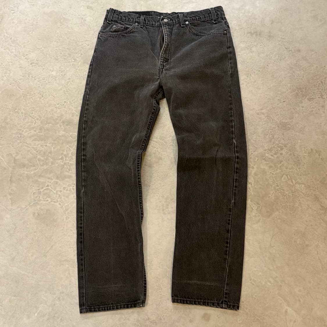 90s USA🇺🇸 리바이스 505 오렌지 탭 블랙 흑청 상품이미지1