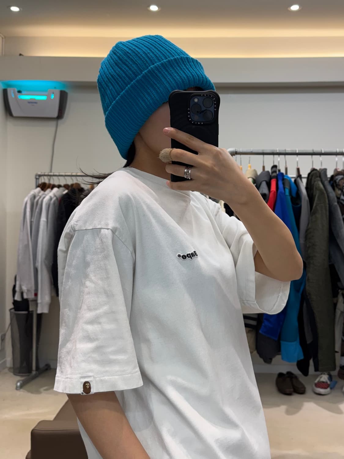 베이프 로고 패치 반팔 티셔츠 상품이미지7