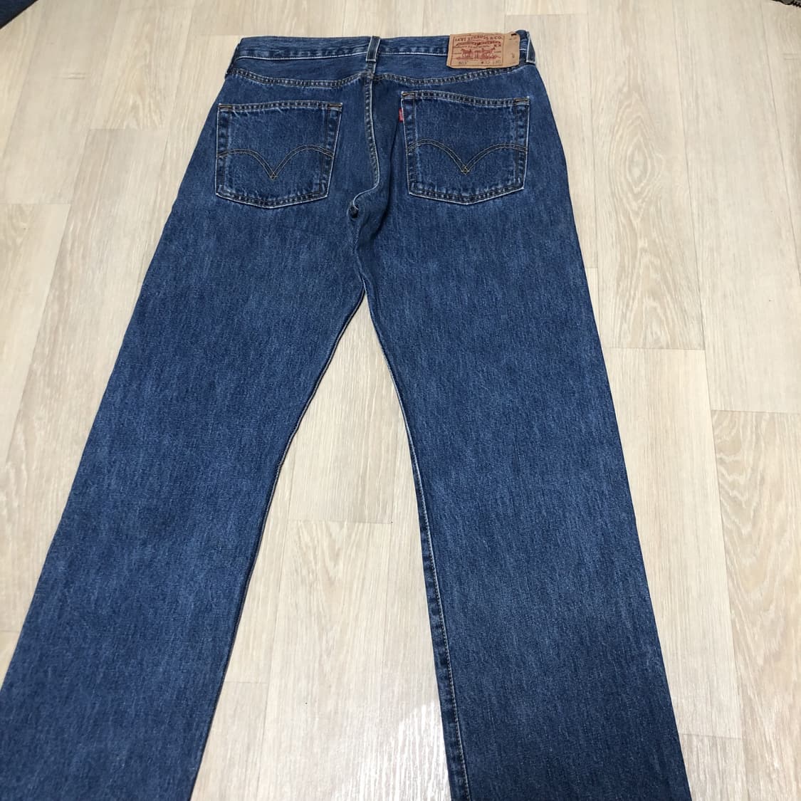 (32) 00's 리바이스 Levi's 501 스트레이트핏 연청 데님 상품이미지8
