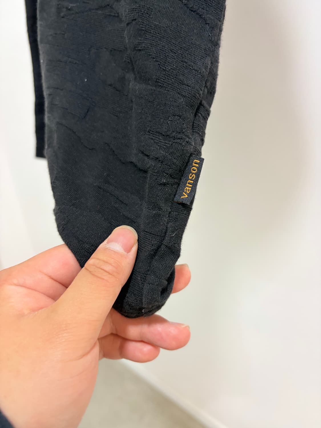 Vanson Leathers 밴슨 자수 물결 반팔 티셔츠 상품이미지6