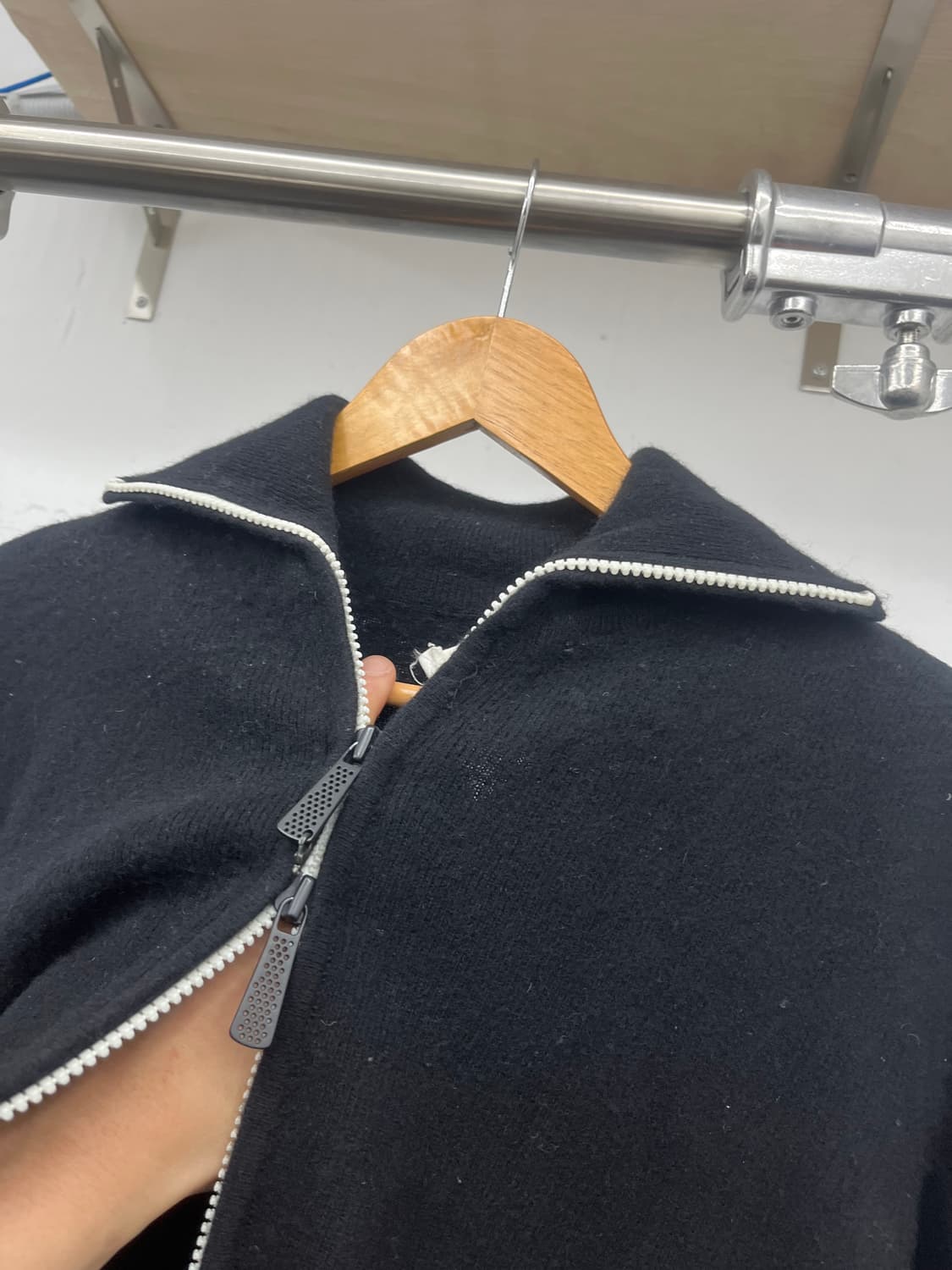 ~66) DIESEL 2WAY Y2K 니트 집업 상품이미지3