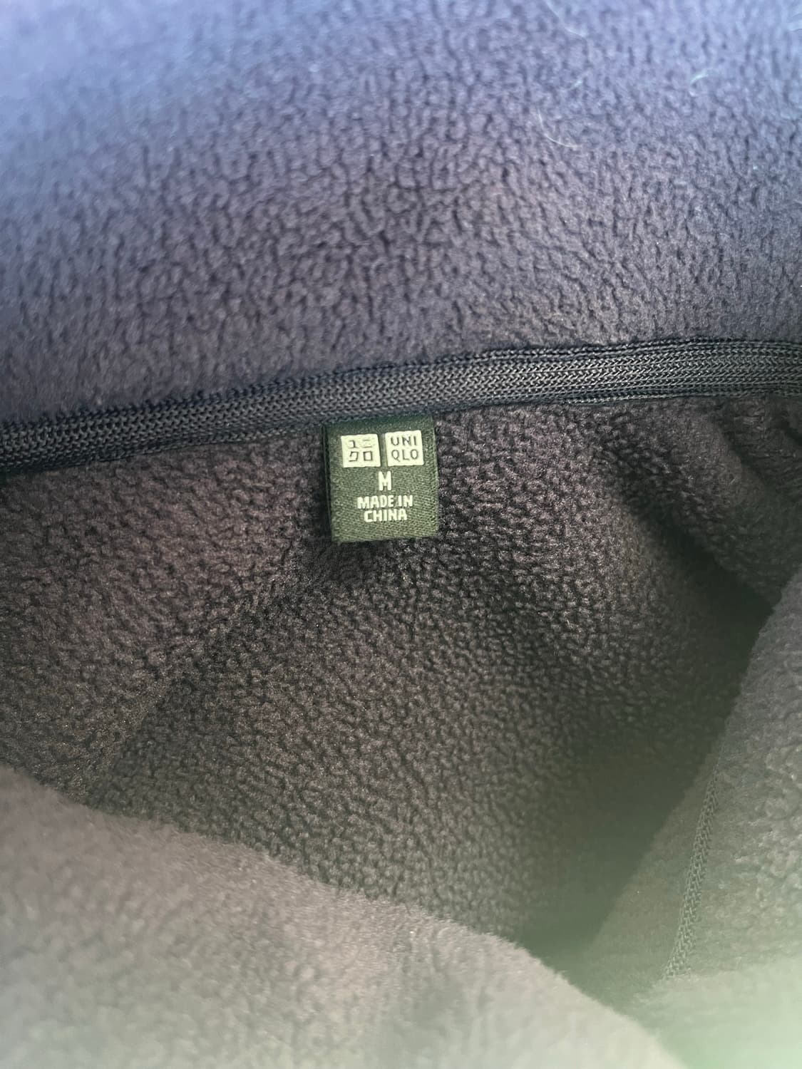 유니클로 퍼플 플리스 집업 M 상품이미지4