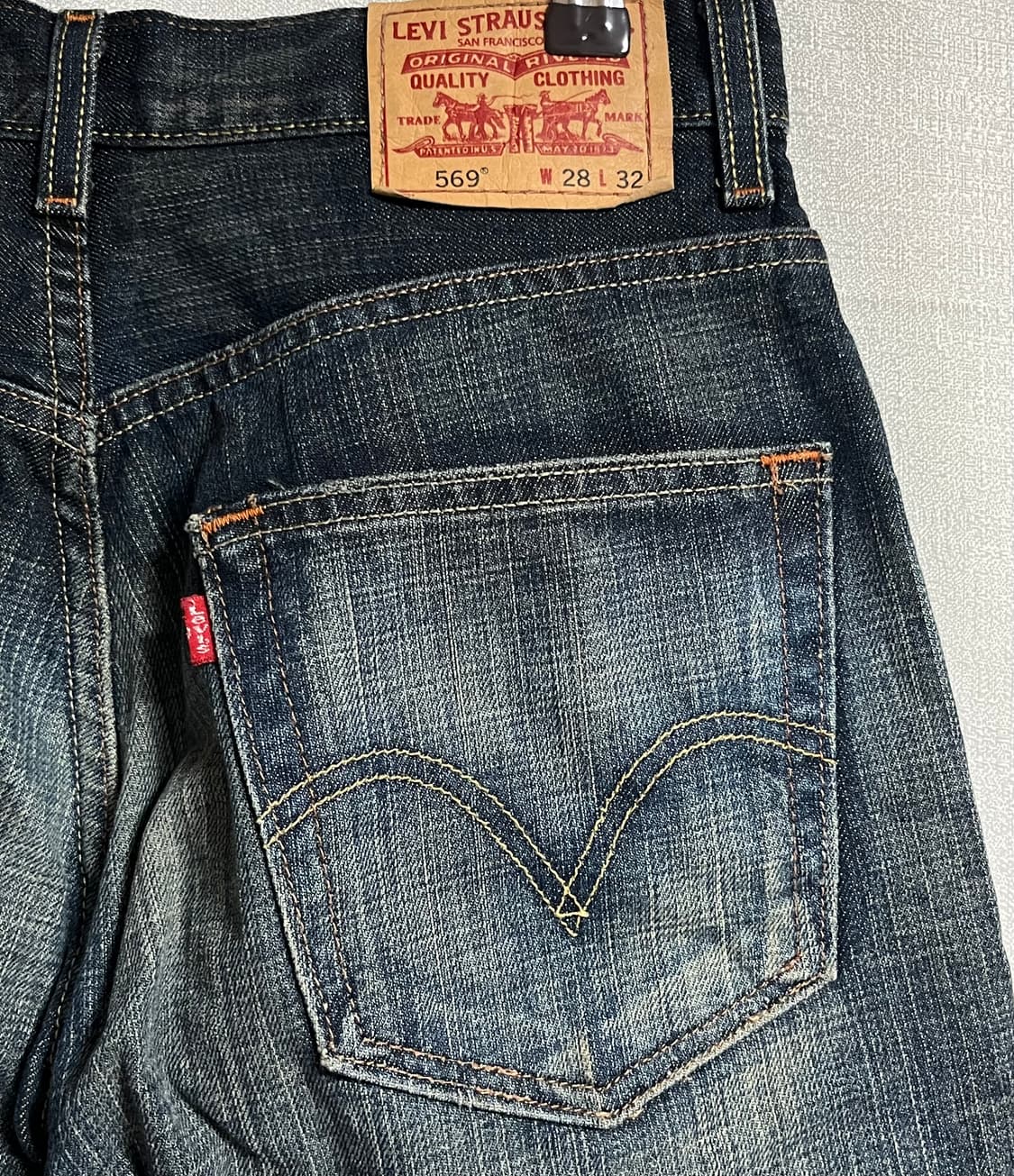 리바이스 569 루즈핏 와이드핏 데님팬츠 청바지 28 상품이미지7