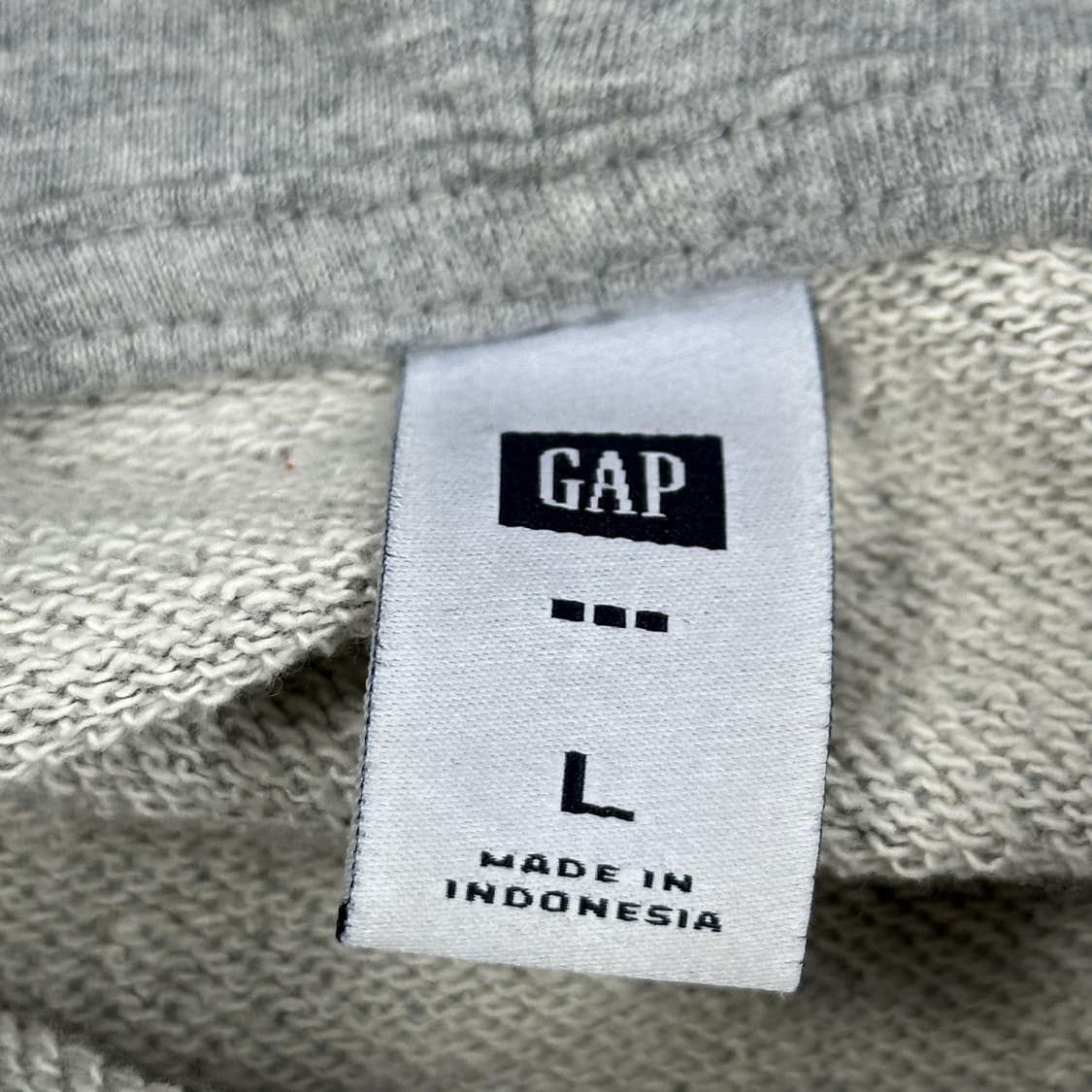 갭 gap 빅로고 그레이 후드티 (L) 상품이미지6