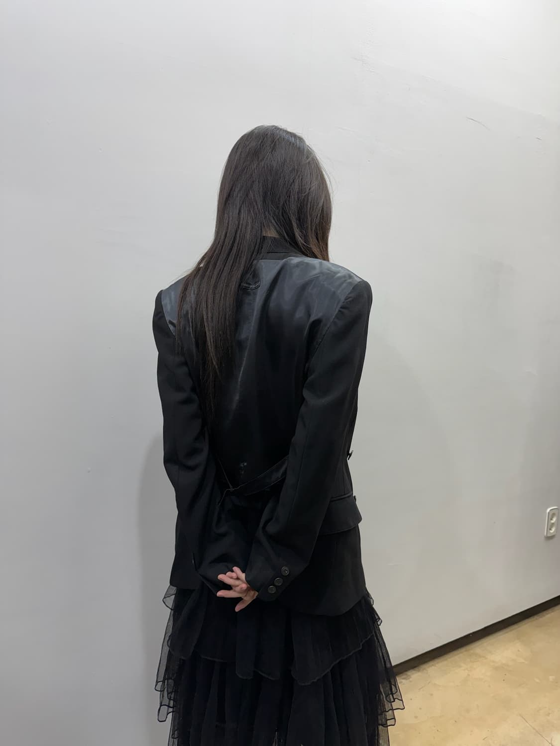 장 폴 고티에 아카이브 크롭 백 스트랩 블레이저 상품이미지6