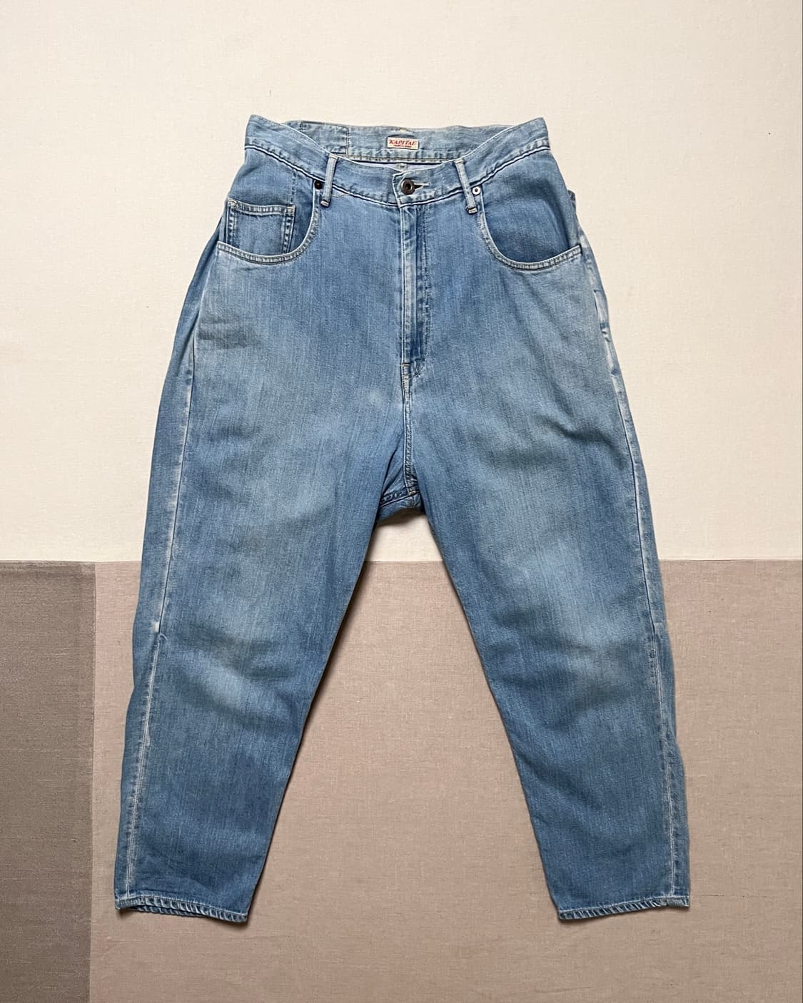 캐피탈 워시드 데님 사루엘 팬츠 kapital denim pants 상품이미지1