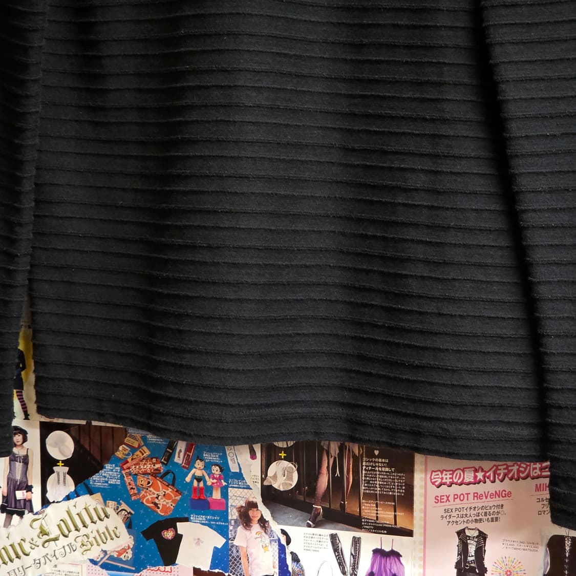 JPN 스트라이프 자수 롱슬리브 상품이미지6