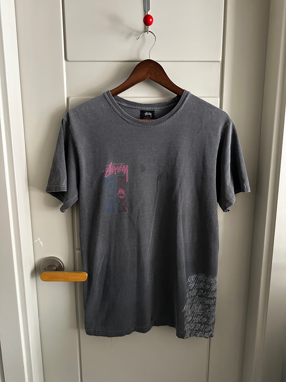 00s STUSSY 스투시 아트워크 그래픽 반팔 티셔츠 상품이미지1