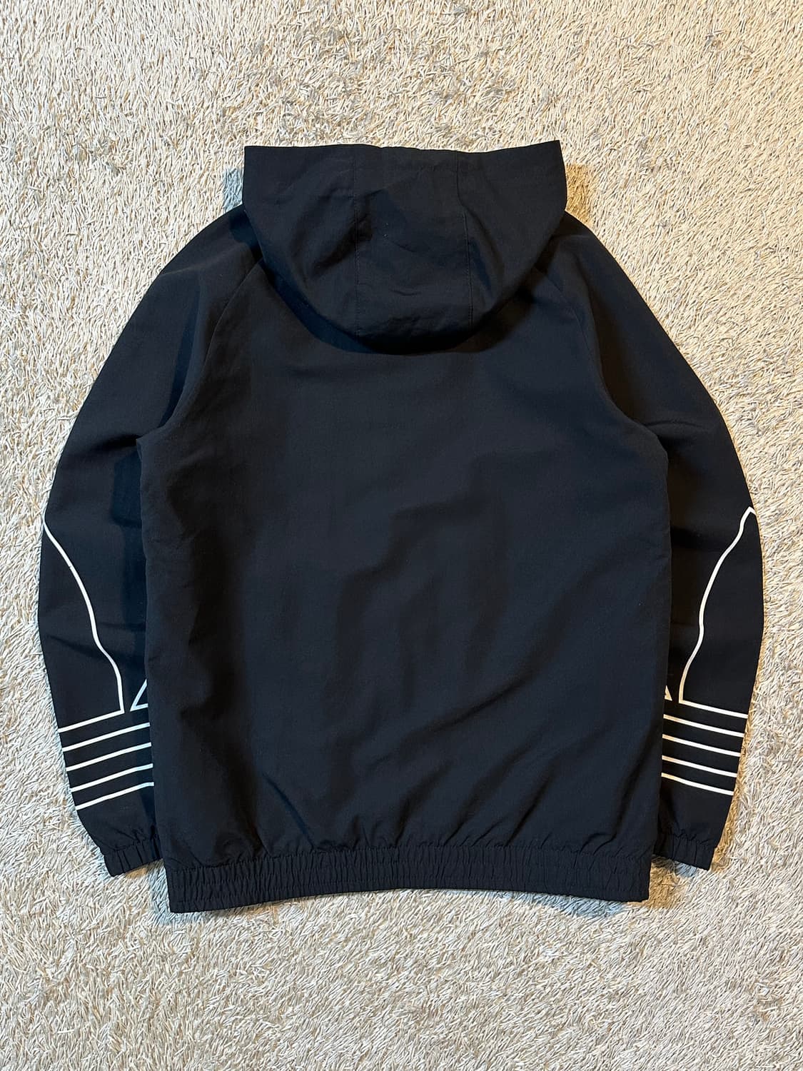 아디다스 ADIDAS 파이어버드 후드 바람막이 자켓 블랙 상품이미지3