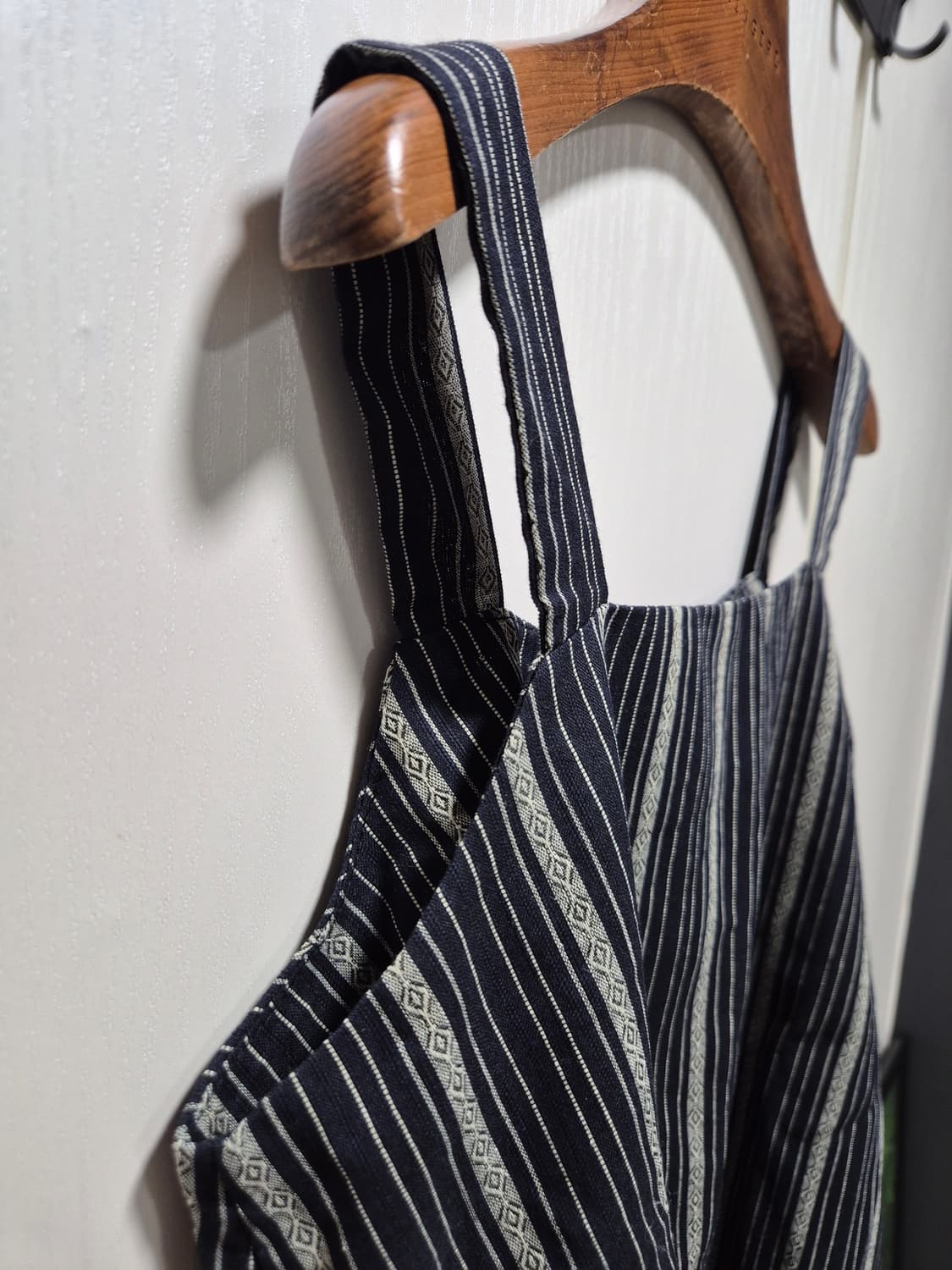 (세일)(새상품)스트라이프 끈나시 스커트 투피스 세트 상품이미지6