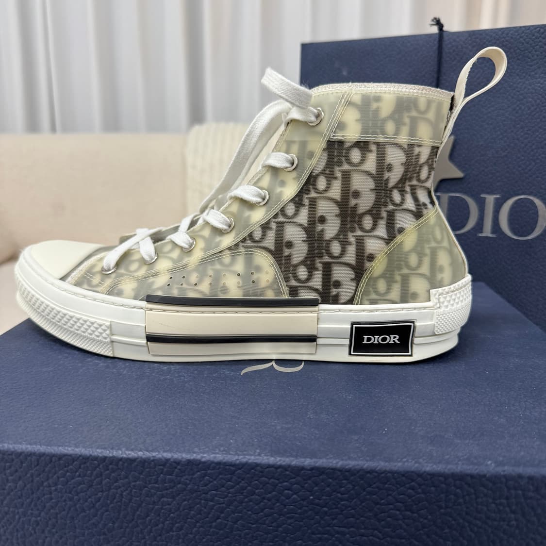 (당일출고) 디올 오블리크 하이탑 스니커즈 상품이미지9