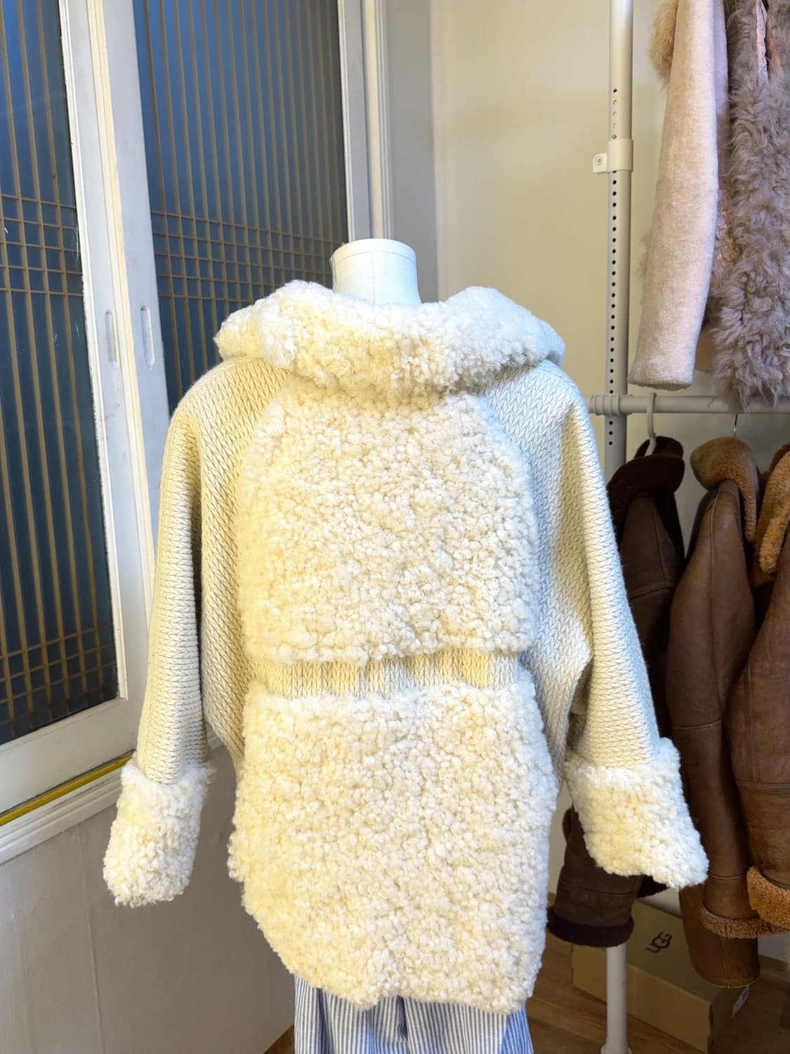 빈티지 토스카나 양털 양가죽 무스탕 상품이미지3