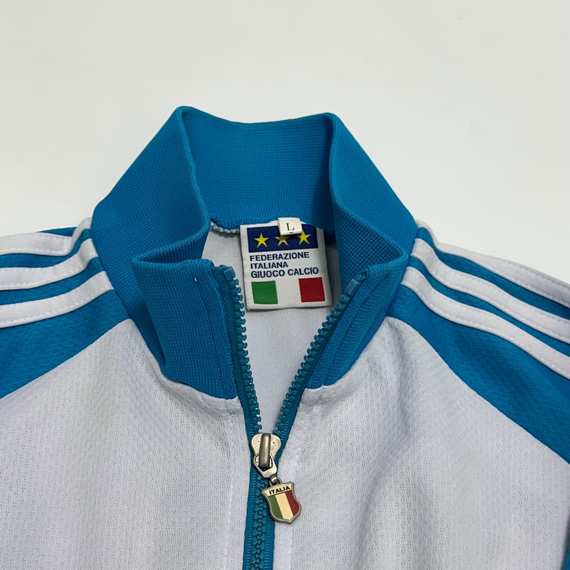 federazione italiana 이탈리아 반팔 져지 집업 상품이미지4
