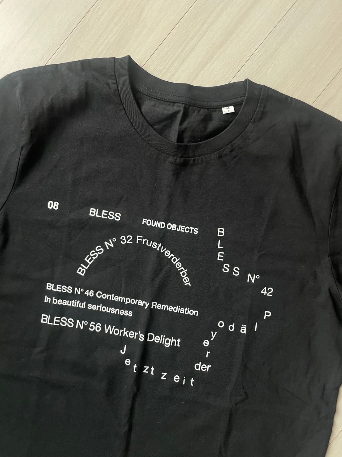 BLESS 블레스 N°70 멀티컬렉션 II 티셔츠 블랙 S 상품이미지3