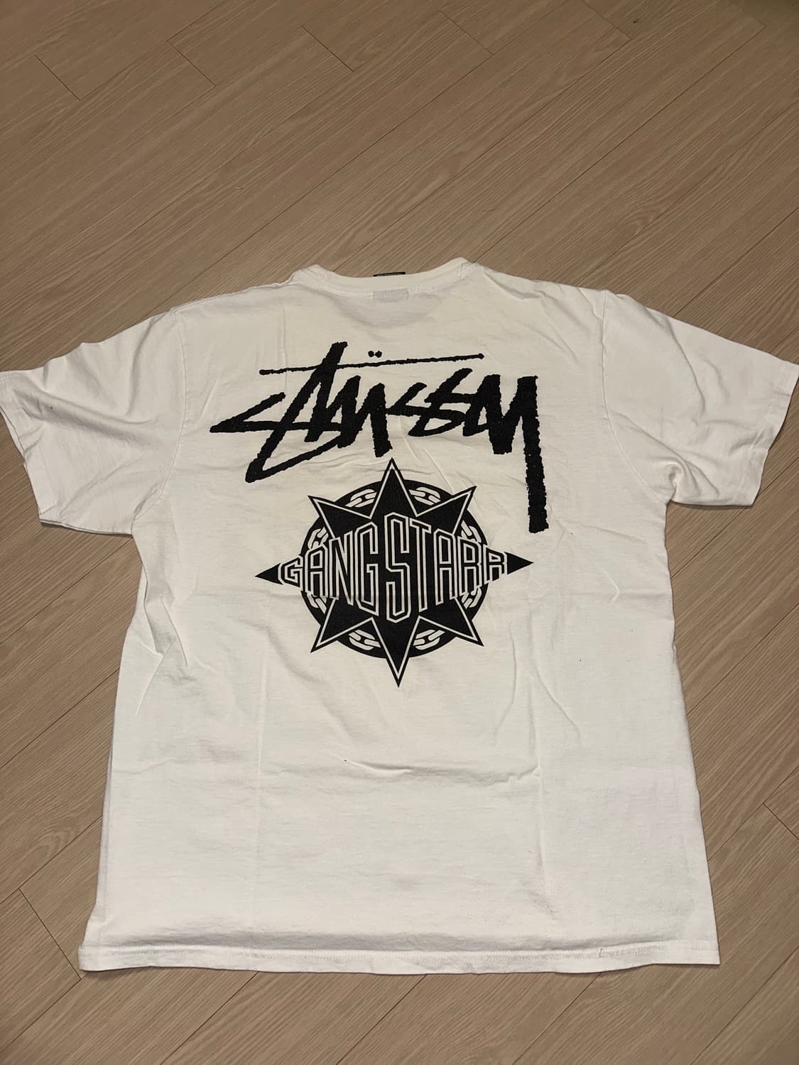 Stussy x Gang starr.. T-shirt White 상품이미지2