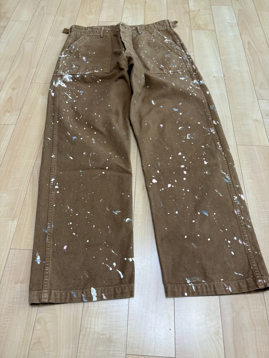 오어슬로우X시프트지 페인팅 퍼티그 팬츠 상품이미지2