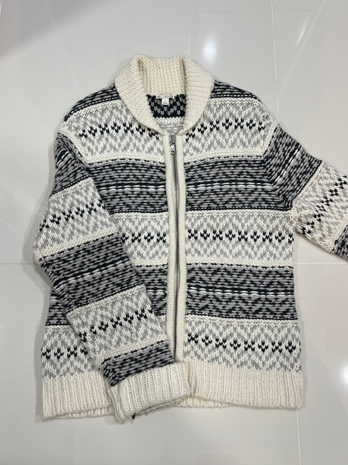 빈티지 갭 울 니트집업 gap 상품이미지3