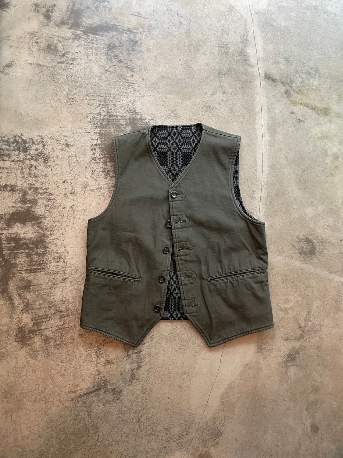 올드 엔지니어드가먼츠 엔가 리버시블 베스트 상품이미지1