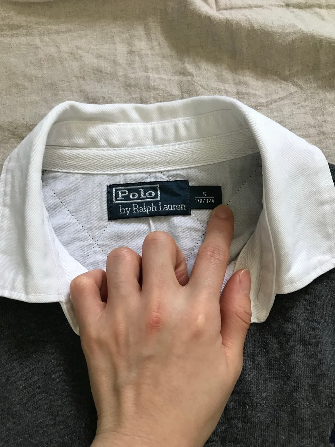 폴로 랄프로렌 빅포니로고 그레이 럭비티 상품이미지7