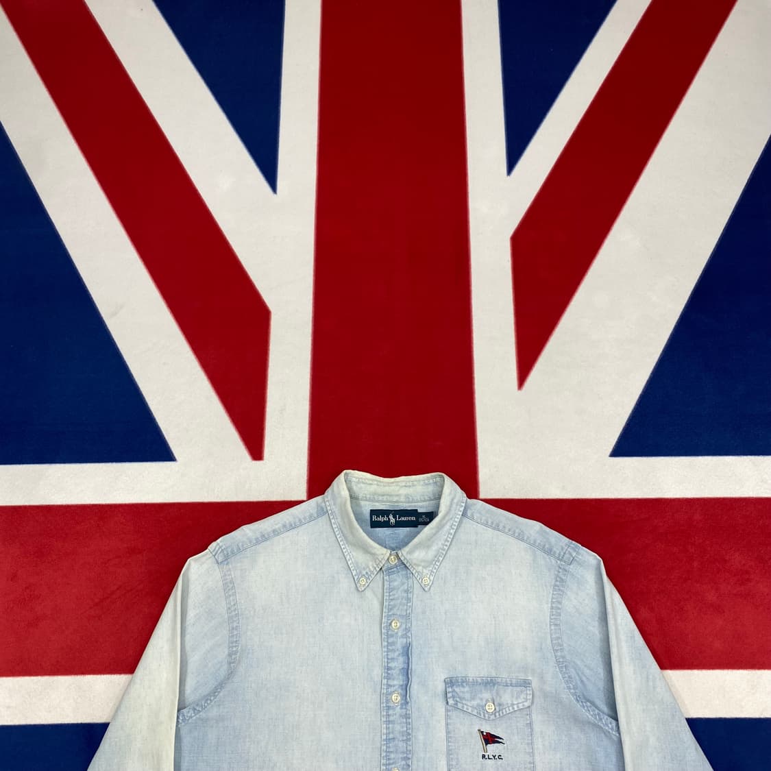 폴로 데님 셔츠 L 상품이미지2