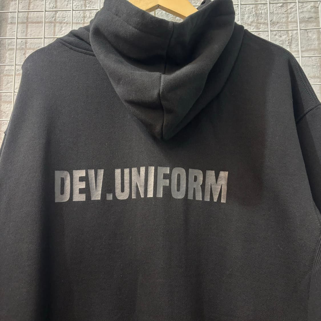 THDOT Dev Uniform 블랙 아머 후드집업 XL 상품이미지6