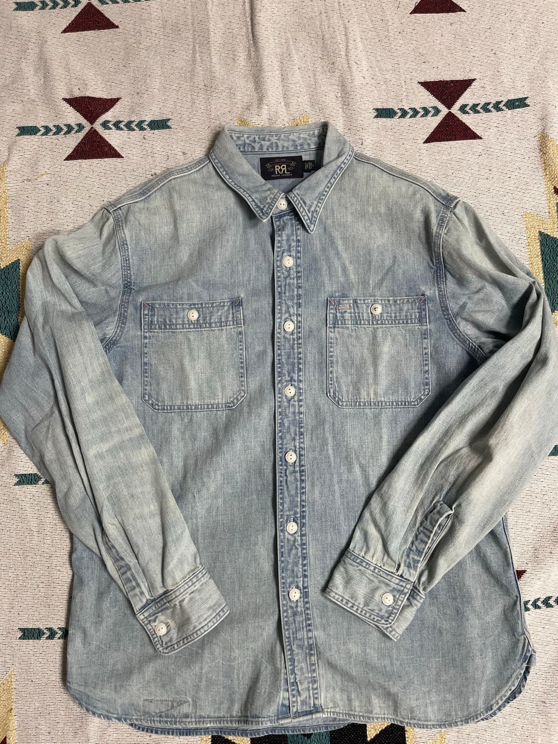 RRL 샴브레이 워크셔츠(L) 상품이미지1