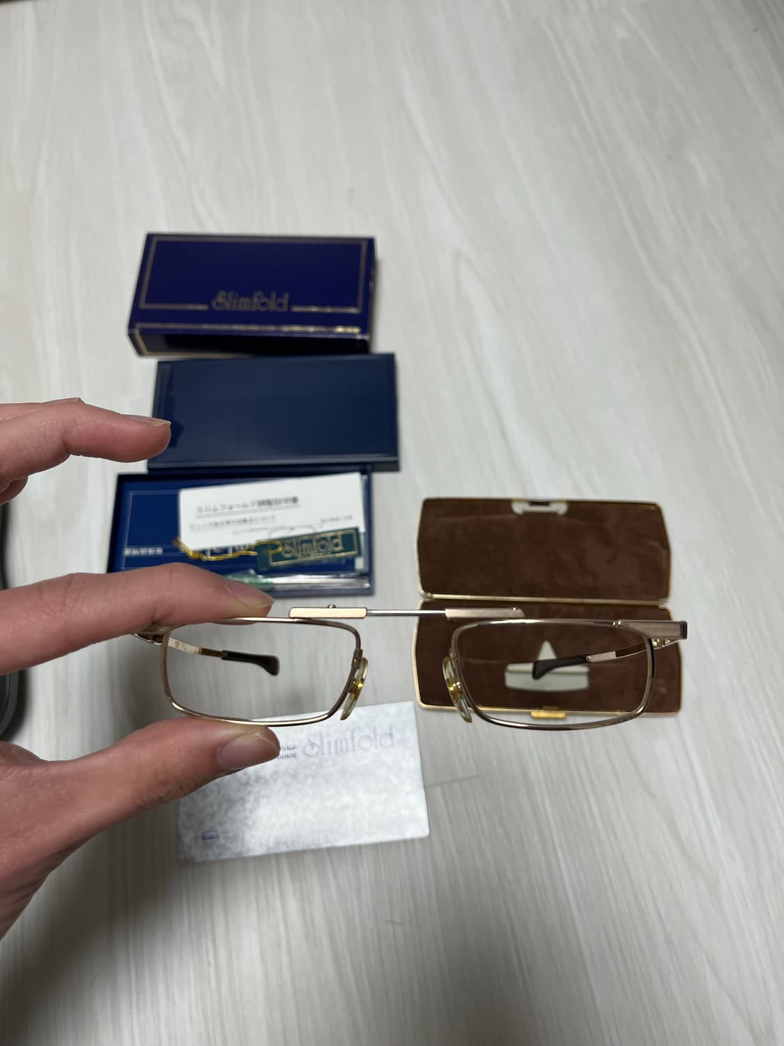 칸다 kanda slimfold 슬림폴드 접이식 빈티지 안경 상품이미지2