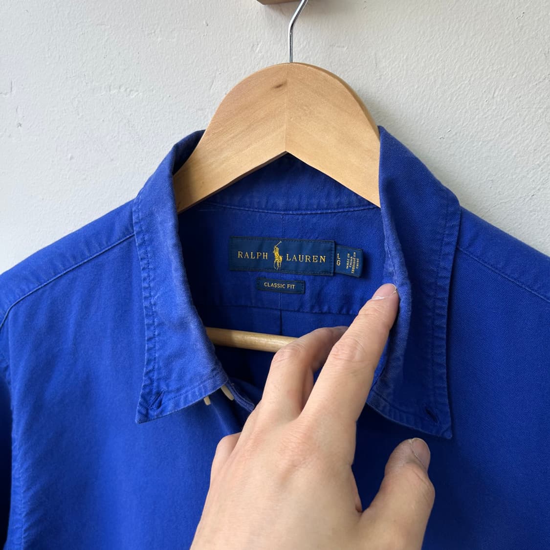 16211 - 폴로 랄프로렌 블루 셔츠 상품이미지3