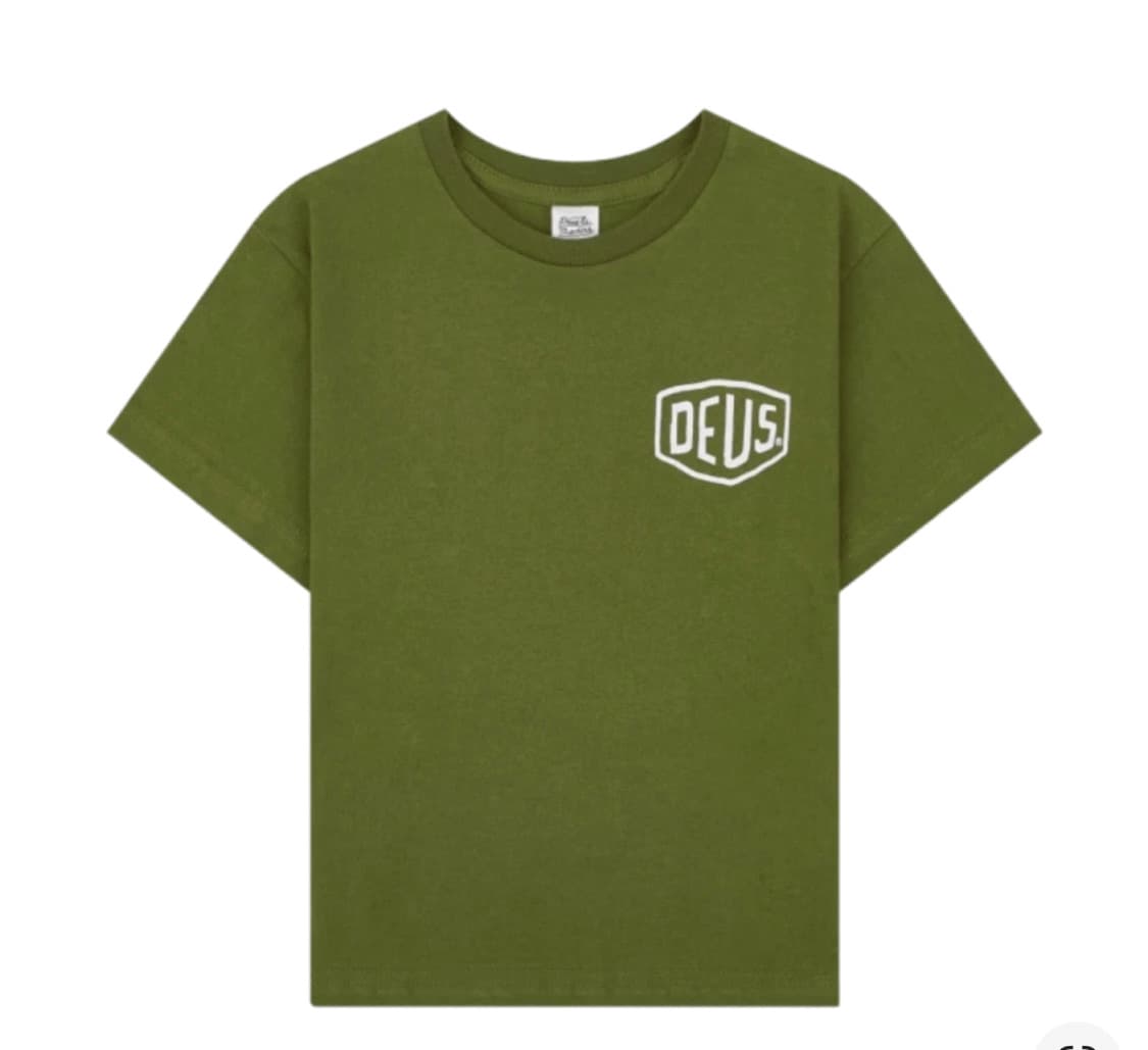 데우스 엑스 마키나 키즈 반팔 로버 그린 13사이즈 상품이미지1