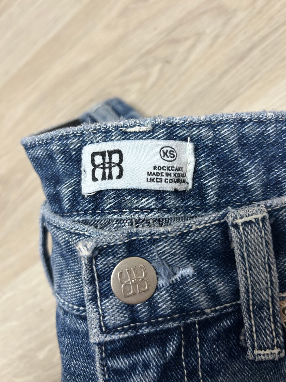 락케이크 클라라 부츠컷 데님 청바지 xs 상품이미지5