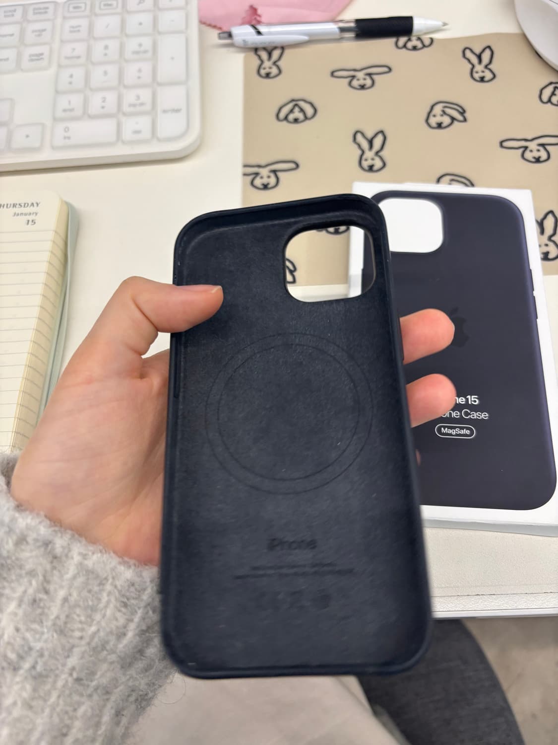 아이폰15 정품 실리콘 케이스 상품이미지10