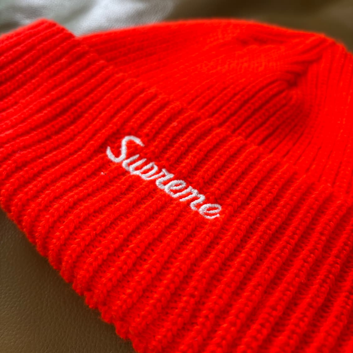 Supreme 슈프림 루즈 게이지 오렌지 비니 모자 (Orange) 상품이미지3