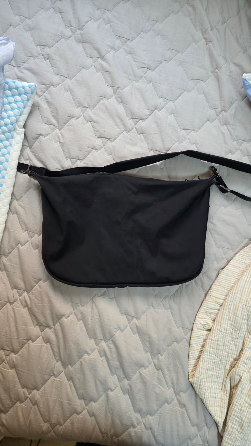 타임옴므 23FW 나일론 숄더백 가방 블랙 상품이미지2