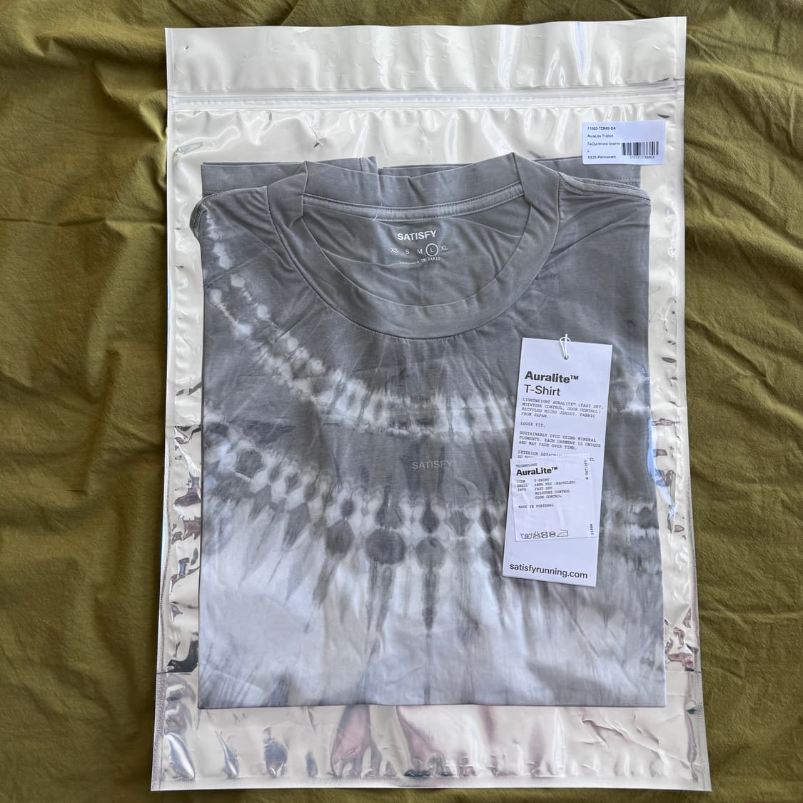 [3] 새티스파이 아우라라이트 타이다이 미네랄 그래파이트 새상품급 상품이미지1