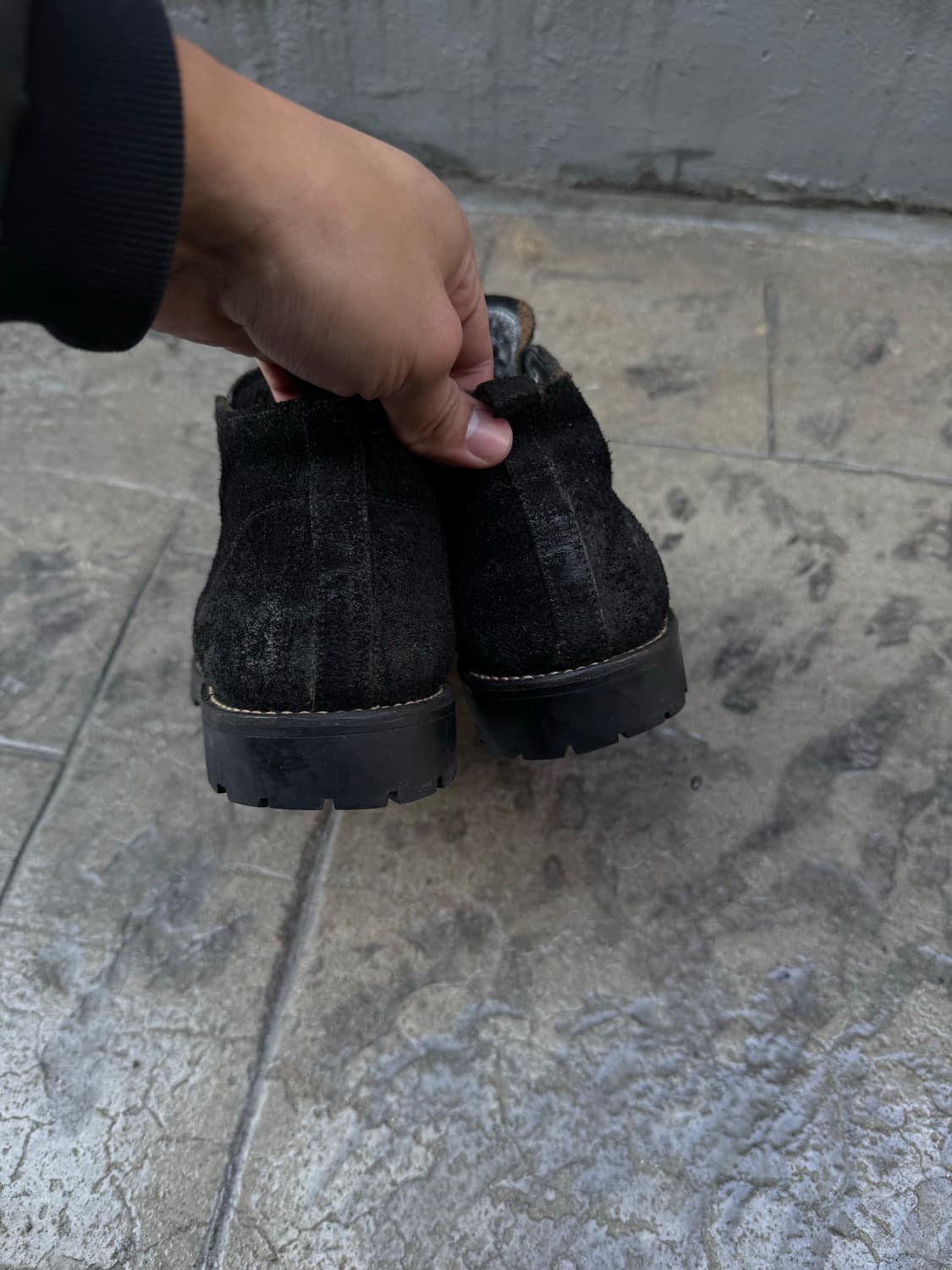 꼼데가르송 옴므 번아웃 빈티지 가공 6홀 부츠 상품이미지4