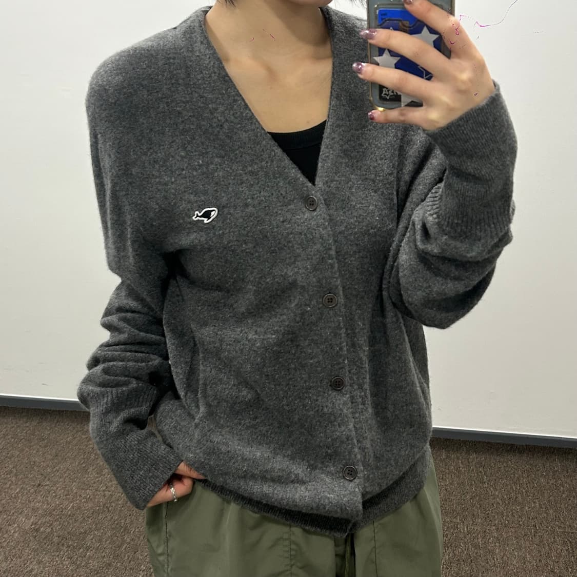 Neithers 네이더스 차콜 니트 가디건 상품이미지2