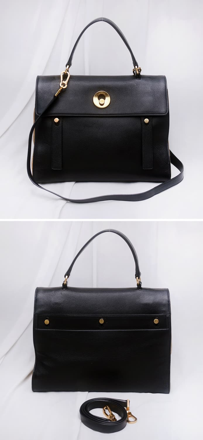 생로랑 (YSL) 삭 뮤즈 투 블랙브라운 2웨이 (토트.숄더.크로스) 상품이미지2