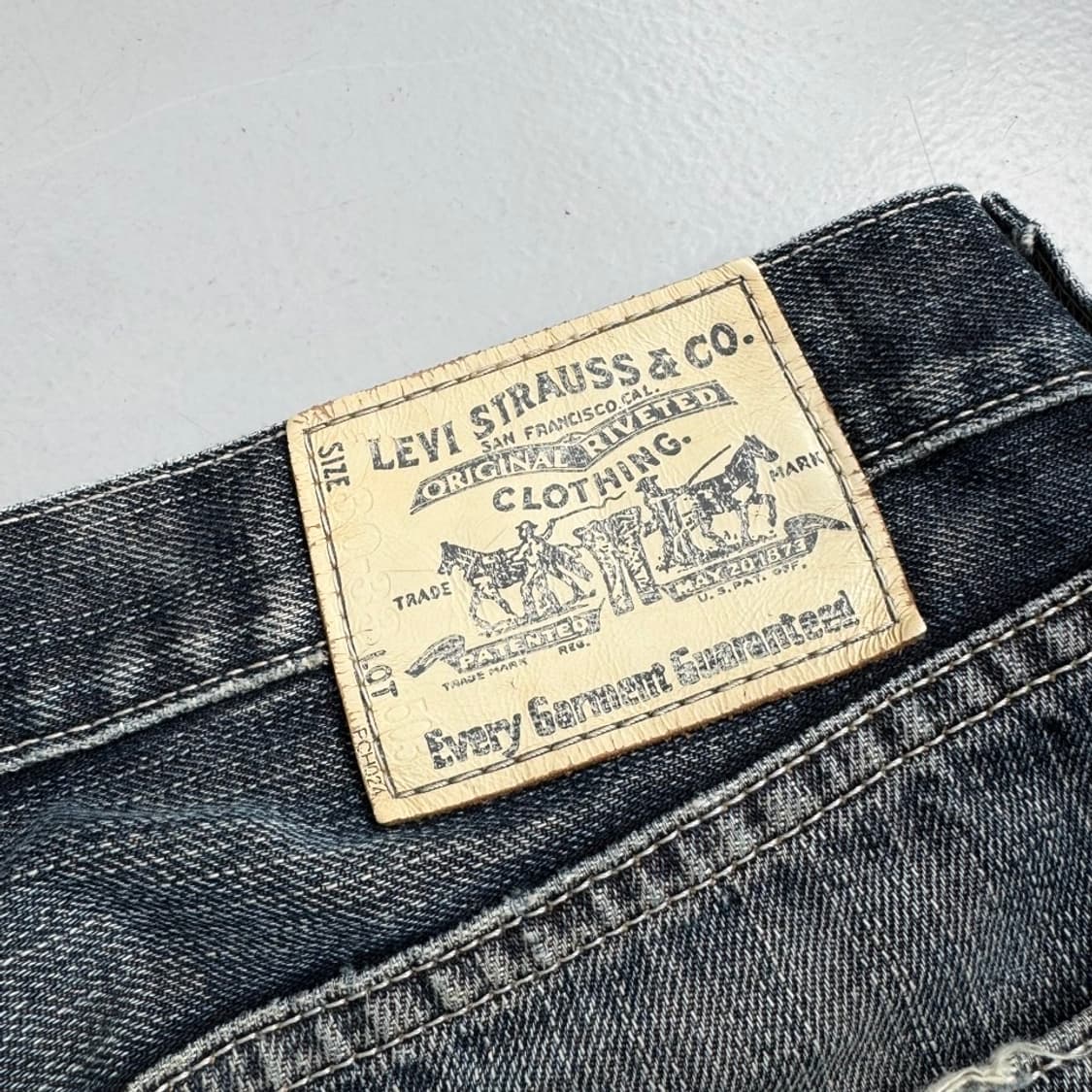 리바이스 새깅 워싱 데님팬츠 상품이미지8