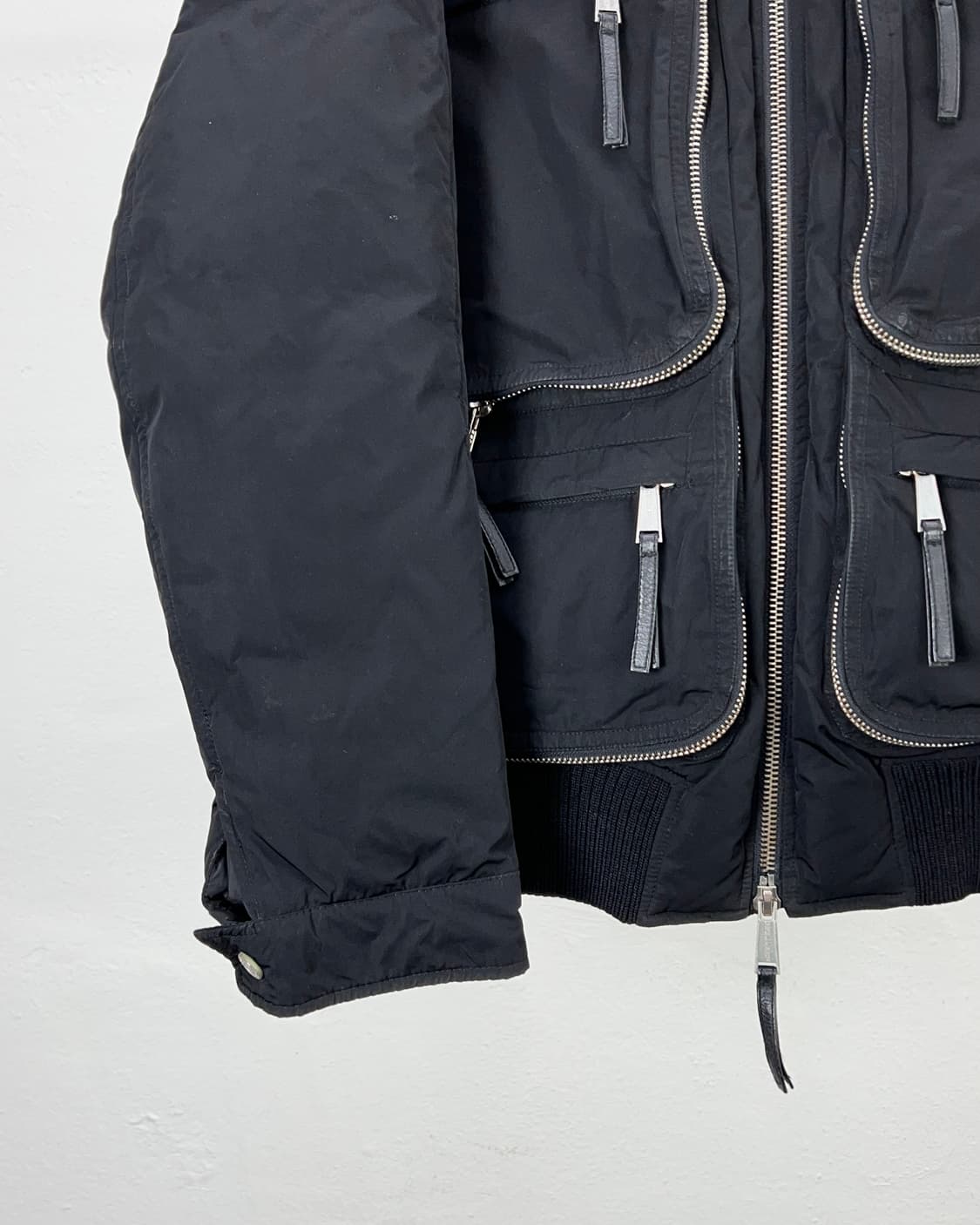 디스퀘어드2 블랙 유틸리티 플레이트 패디드 자켓 상품이미지4