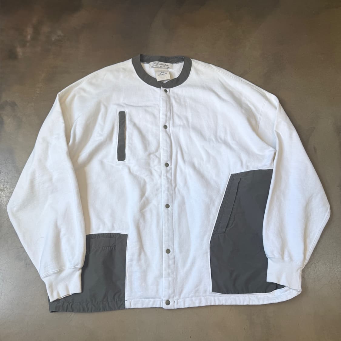 L ~XL 레미 릴리프 스웻셔츠 패브릭 가디건 상품이미지1