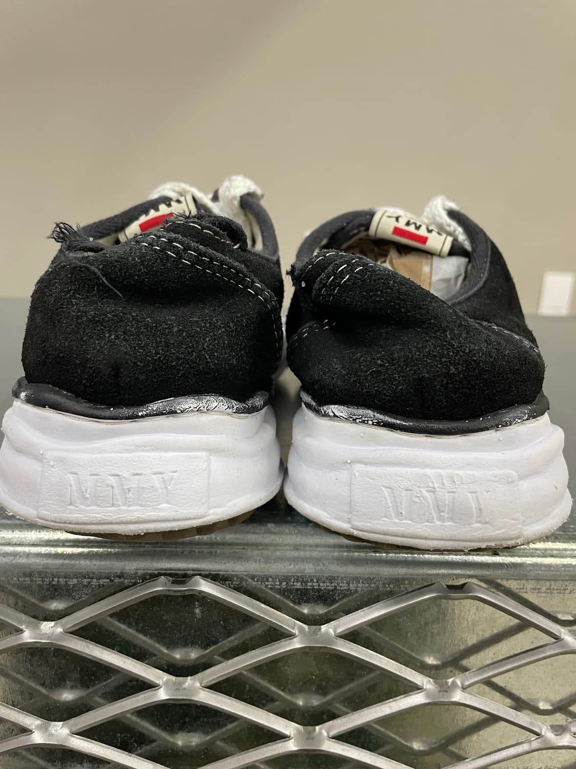 메종 미하라 야스히로 베이커 OG 캔버스 로우 블랙 37 (gr-4356 상품이미지10