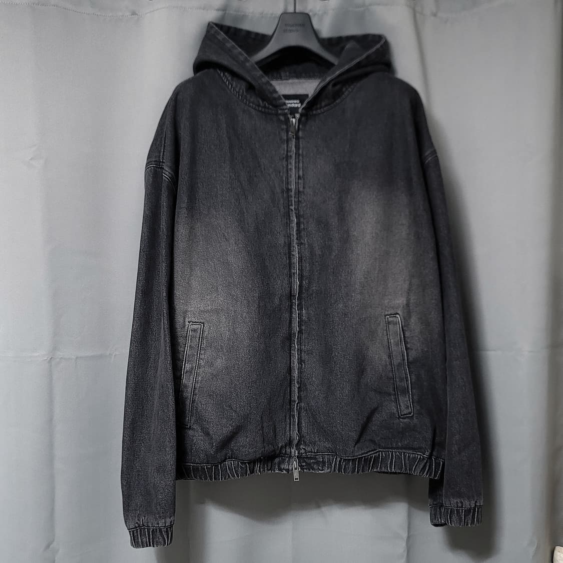 무신사스탠다드 빅 브러쉬 오버사이즈 데님 후드집업 자켓 2XL 상품이미지1