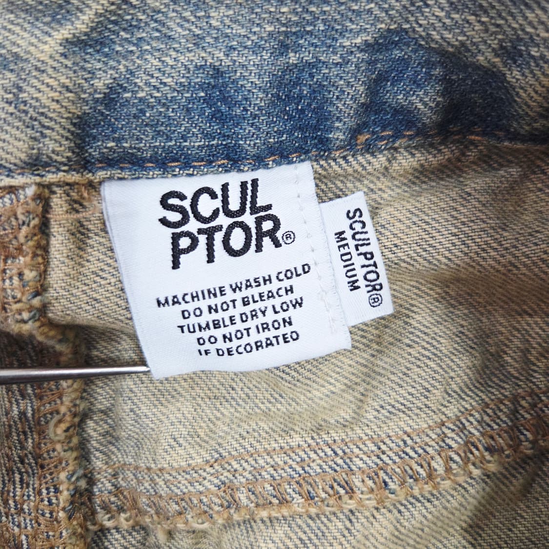 [SCULPTOR] 스컬프터 빈티지 그린 카고 데님 팬츠 상품이미지7