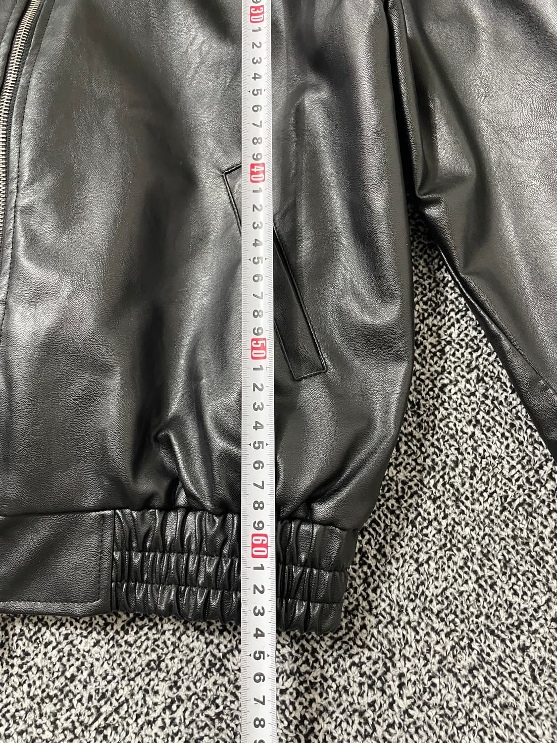 빈티지9. HENDER 가죽자켓 버튼 포인트 레더 라이더 상품이미지7