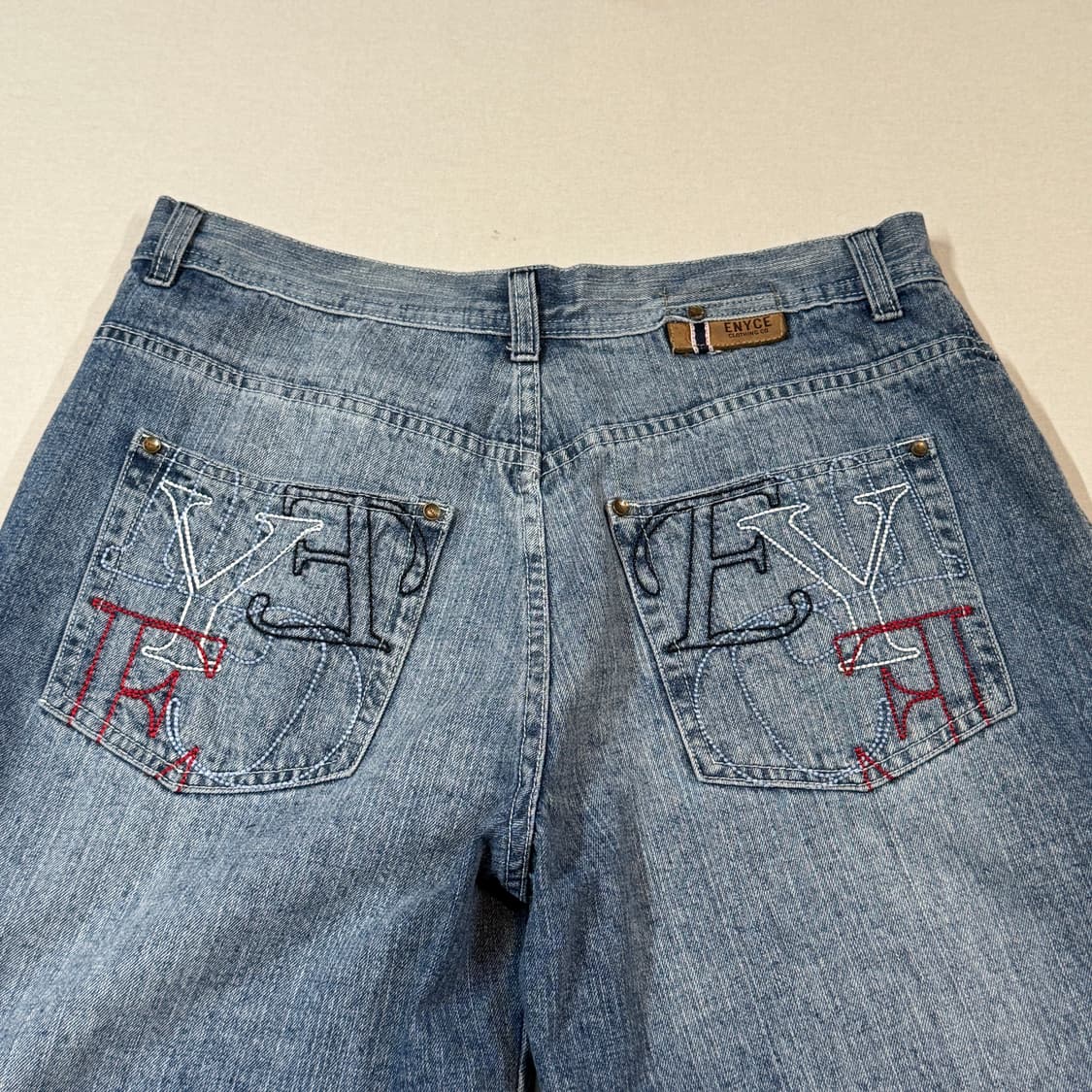 35inch) 에니체(ENYCE) 와이드 데님 버뮤다 팬츠 상품이미지2