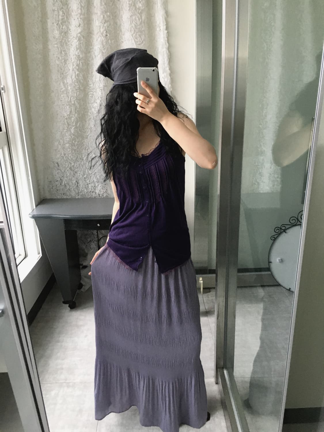 shirring long skirt 상품이미지2