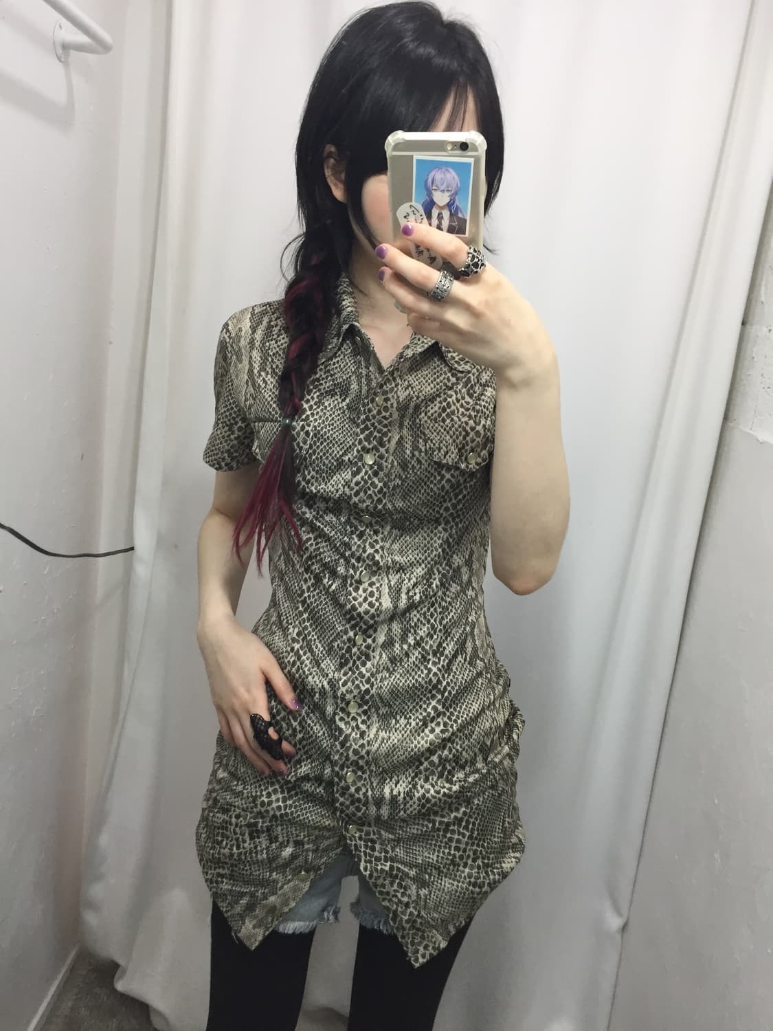 할리데이비슨 찡 핫팬츠 코디 🩶 상품이미지1