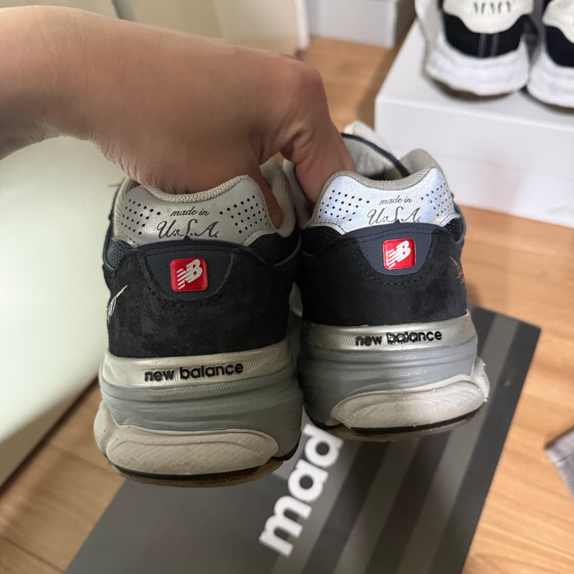 뉴발란스 990v3 네이비 275 판매 상품이미지6